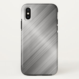 Brushed Metal Texture iPhone XS Case