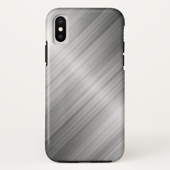 Brushed Metal Texture Case-Mate iPhone Case (Back)