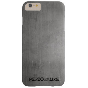 Brushed Metal Texture Barely There iPhone 6 Plus Case