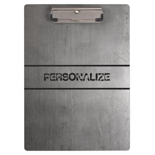 Brushed Metal Texture Clipboard