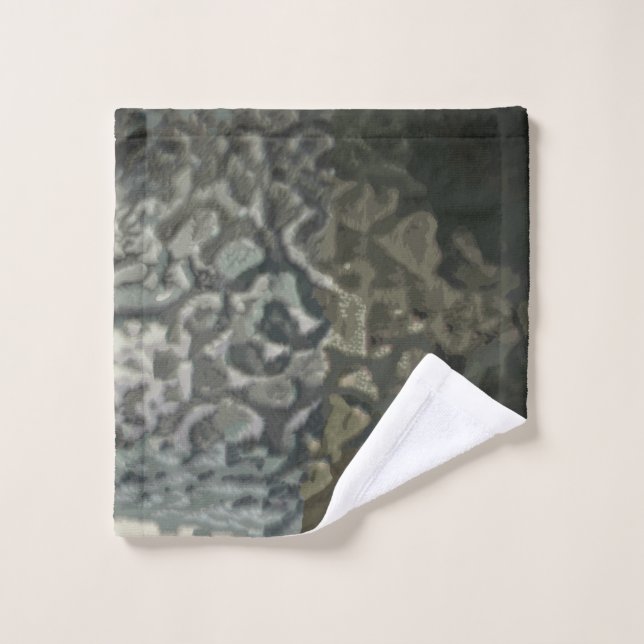 Brushed Metal Towel (Wash Cloth)
