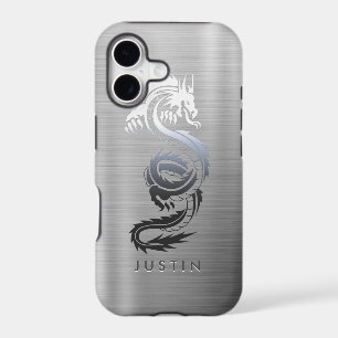 Brushed Metallic Dragon
