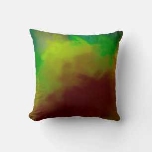 Brushed Painted Abstract Background. Brush stroked Cushion