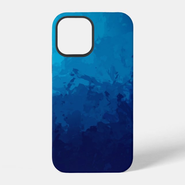 Brushed Painted Abstract Background. Brush stroked iPhone Case (Back)