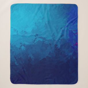 Brushed Painted Abstract Background. Brush stroked Sherpa Blanket