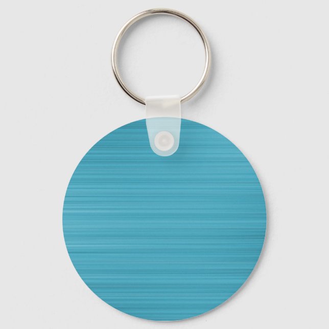Brushed Pale Blue Key Ring (Front)