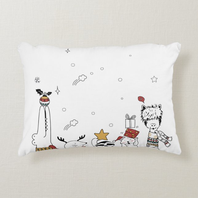 Brushed Polyester Decorative Cushion (Front)