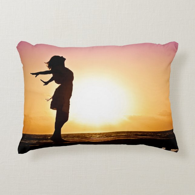 Brushed Polyester Decorative Cushion (Front)
