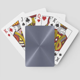 Brushed Shiny Metal Playing Cards