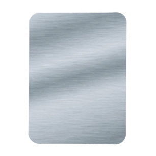 Brushed Silver Look Background Magnet