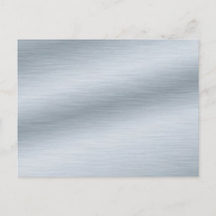 Brushed Silver Look Background Postcard