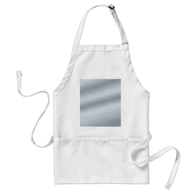 Brushed Silver Look Background Standard Apron (Front)