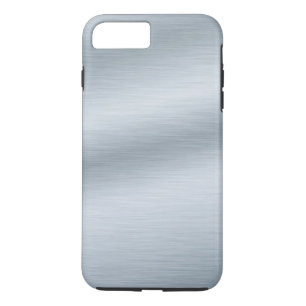 Brushed Silver Look Elegant iPhone 7 Case
