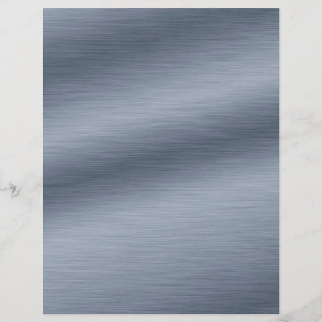 Brushed Steel Elegant Create Your Own Flyer (Front)