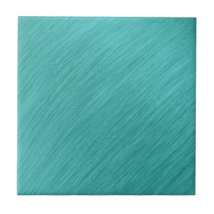 Brushed Turquoise Delight Ceramic Tile