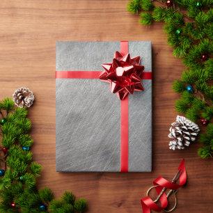 brushed up aluminium wrapping paper