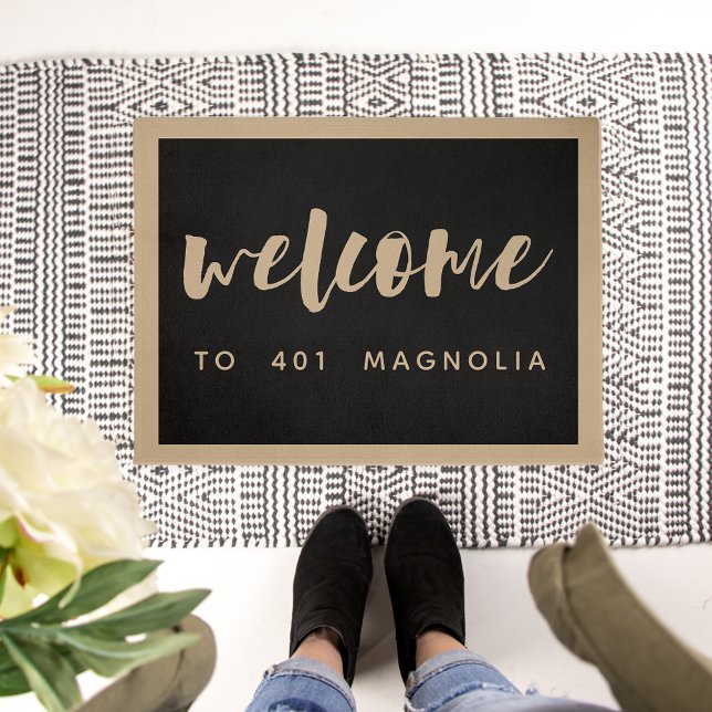 Brushed Welcome | Personalised Doormat (Creator Uploaded)