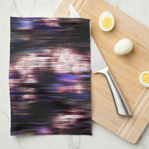Brushed wood with neon stains? tea towel