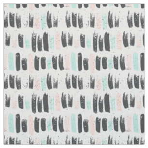 Brushes & Ink Strokes Pattern Fabric
