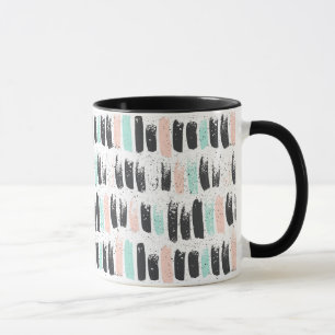 Brushes & Ink Strokes Pattern Mug
