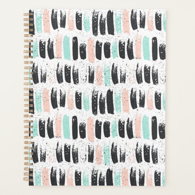 Brushes & Ink Strokes Pattern Planner (Front)