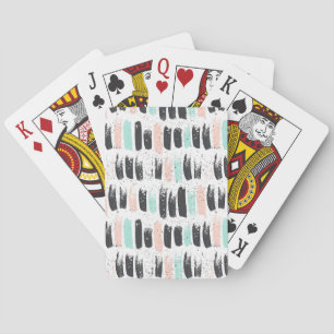 Brushes & Ink Strokes Pattern Playing Cards