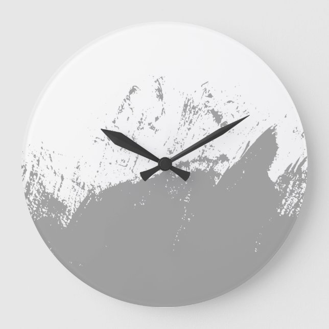 Brushstroke 11 large clock (Front)