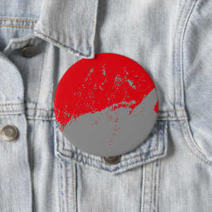 Brushstroke 12 10 cm round badge