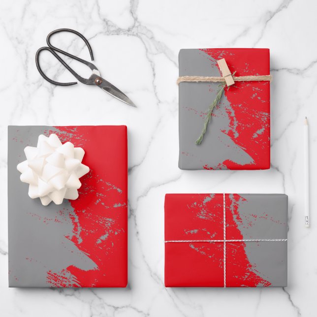 Brushstroke 12 wrapping paper sheet (Front)