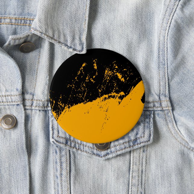 Brushstroke 3 10 cm round badge (In Situ)