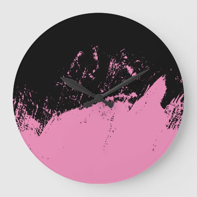 Brushstroke 4 large clock (Front)
