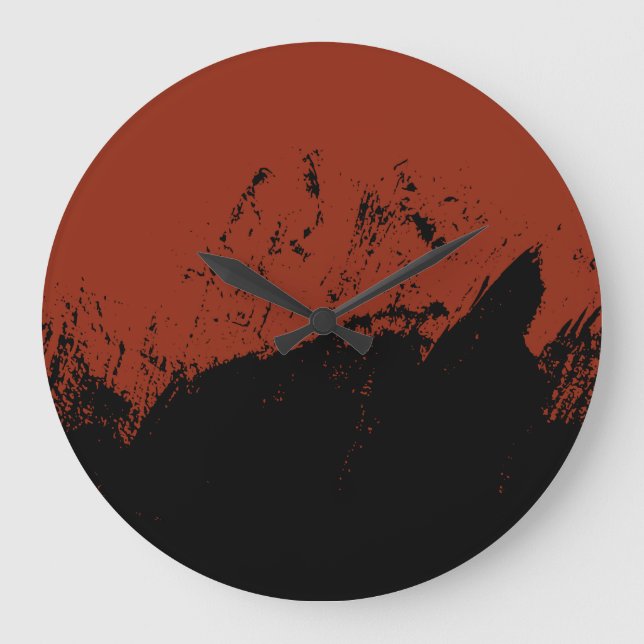 Brushstroke 7 large clock (Front)