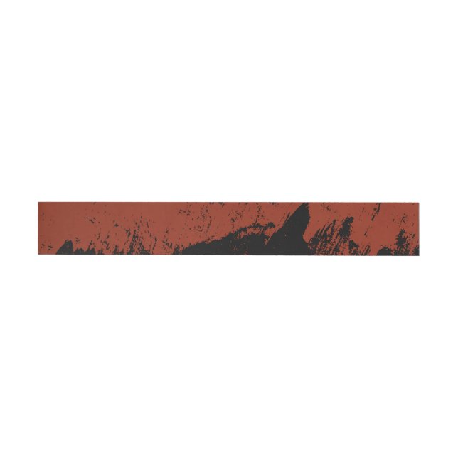 Brushstroke 7 wraparound address label (Individual)