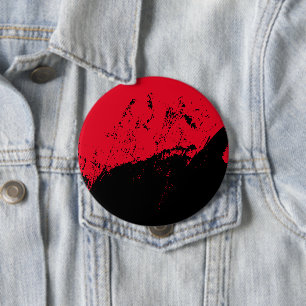 Brushstroke 9 10 cm round badge