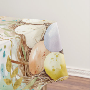 Brushstroke Bird Art Tablecloth