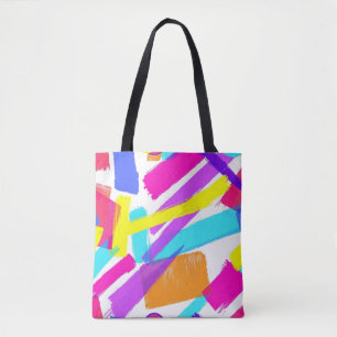 Brushstroke Burst Tote Bag