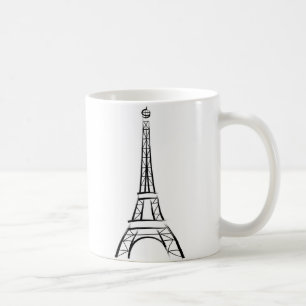 Brushstroke Eiffel Tower Coffee Mug