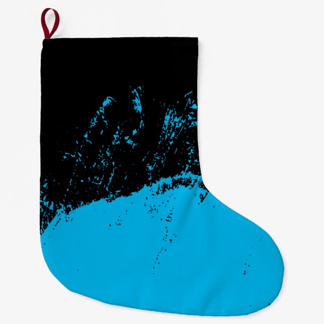 Brushstroke Large Christmas Stocking (Front)