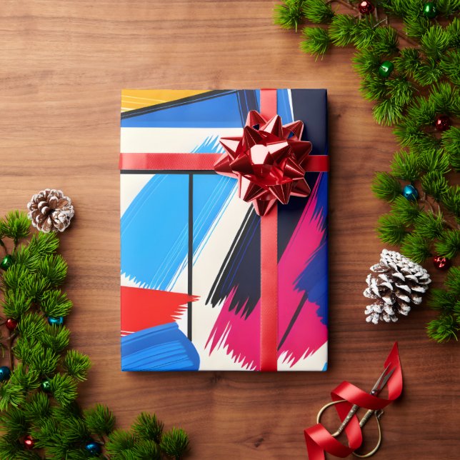 Brushstroke Wrapping Paper (Holiday Gift)