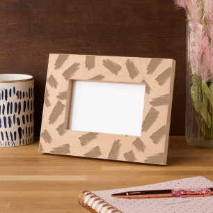 Brushstrokes Pattern Etched Frames