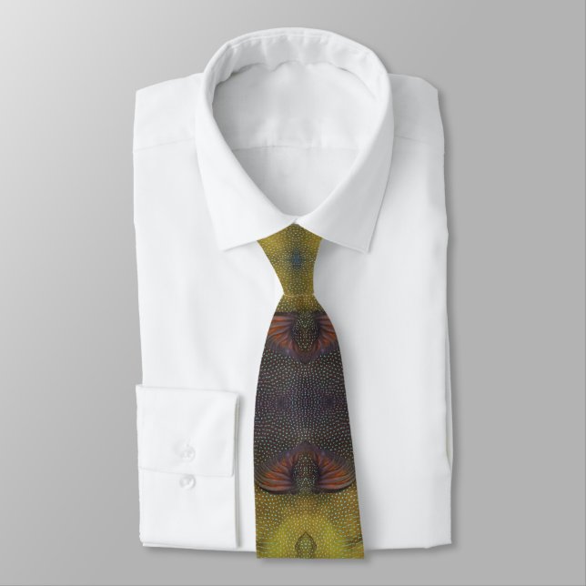 "Brushtail Tang" Men's Tie (Tied)