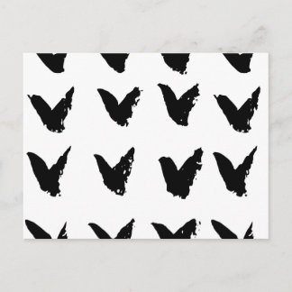 Brushtroke Chevron Pattern Postcard