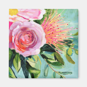 Brushy Floral I Magnet