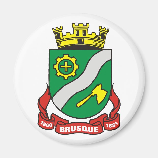 Brusque SantaCatarina, Brazil Magnet (Front)