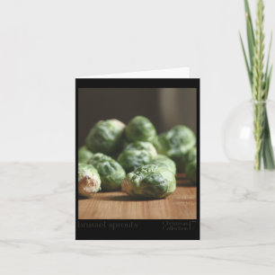 Brussel Sprout Funny Graphic Christmas Shirt Gift Card