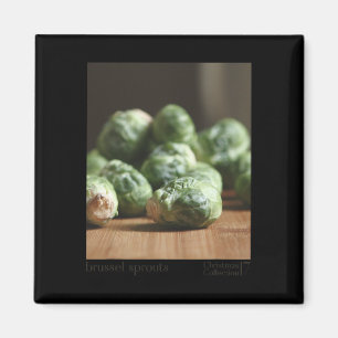 Brussel Sprout Funny Graphic Christmas Shirt Gift  Magnet