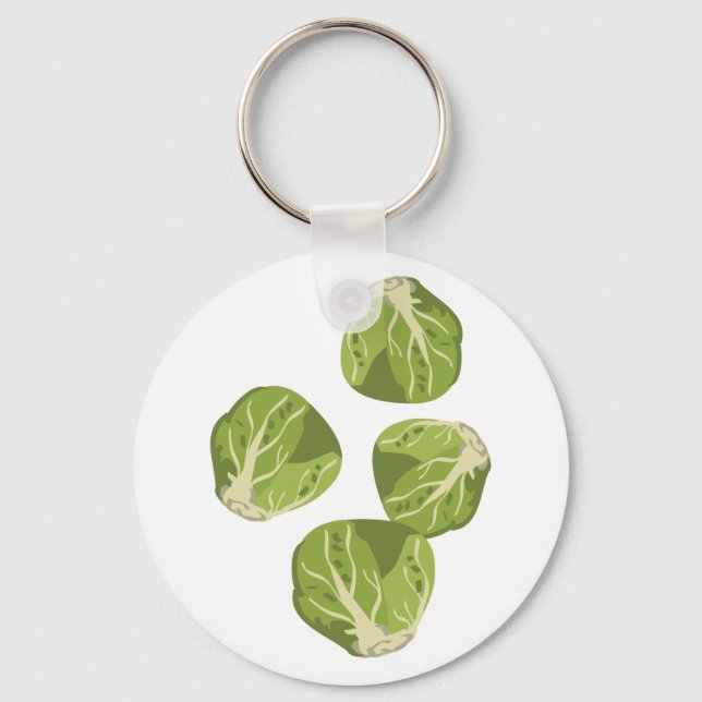 Brussel Sprouts Key Ring (Front)