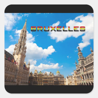 Brussels 01E Square Sticker
