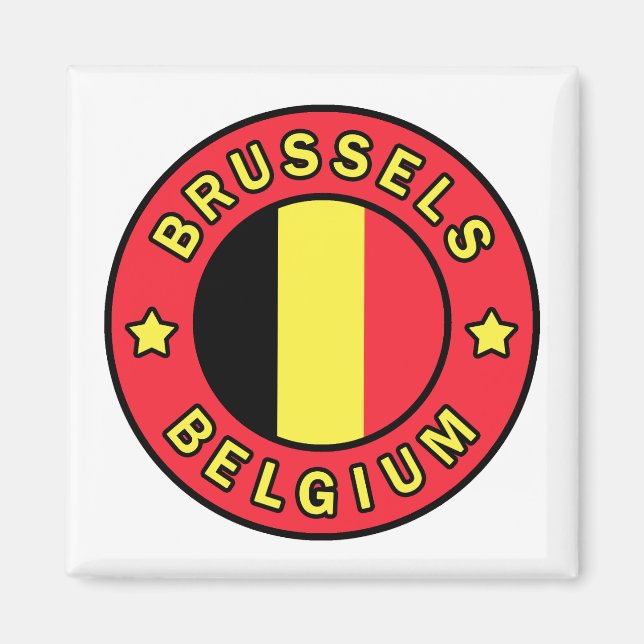 Brussels Belgium Magnet (Front)