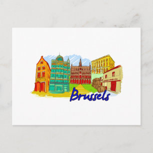 Brussels - Belgium Postcard